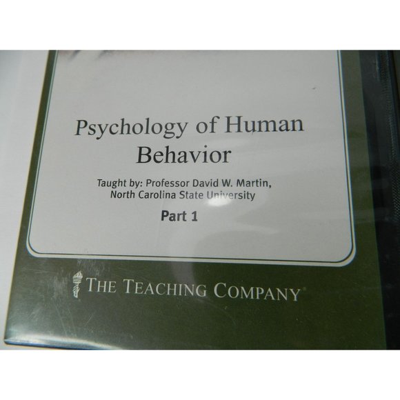 Psychology of Human Behavior Social Sciences The Great Courses 1-3 6 DVD 3 Books - Picture 4 of 16